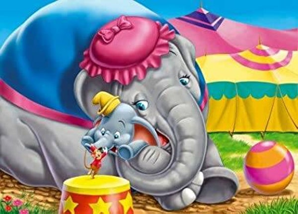 CLEMENTONI Puzzle Dumbo 104 Teile Supercolor