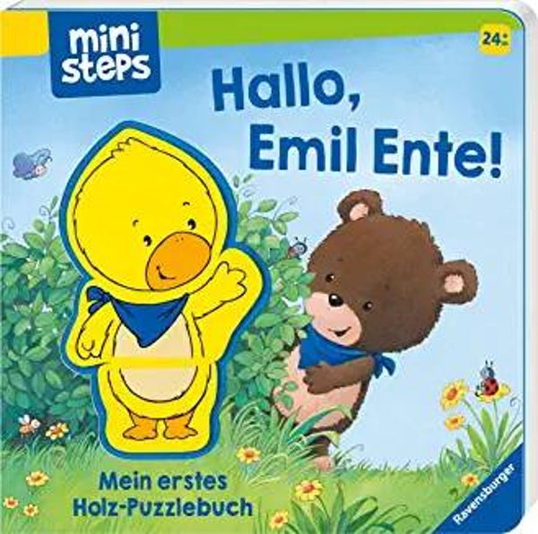 RAVENSBURGER Hallo Emil Ente! Mein erstes Holzpuzzlebuch