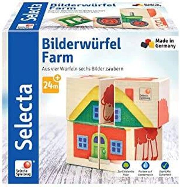 SELECTA Bilderwürfel Farm 62052