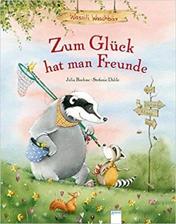 ARENA BÜCHERBÄR Wassili Waschbär- Zum Glück hat man Freunde