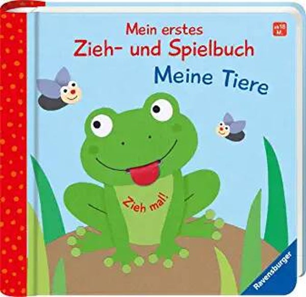 RAVENSBURGER Mein erstes Zieh-und Spielbuch Meine Tiere