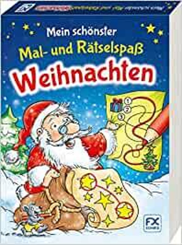 FX Schmid Mein schönster Mal-und Rätselspaß Weihnachten