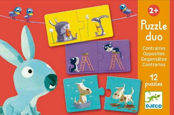 DJECO DUO Puzzle Gegensätze DJ08162