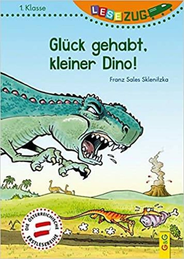 G&G VERLAG Lesezug Glück gehabt,kleiner Dino 1.Klasse