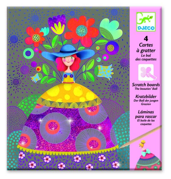 DJECO Kratzbilder -Der Ball der jungen Grazien DJ 09725