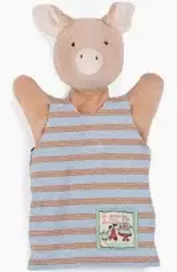 MOULIN ROTY Handpuppe  La grande Famille Schweinchen Philémon 632222