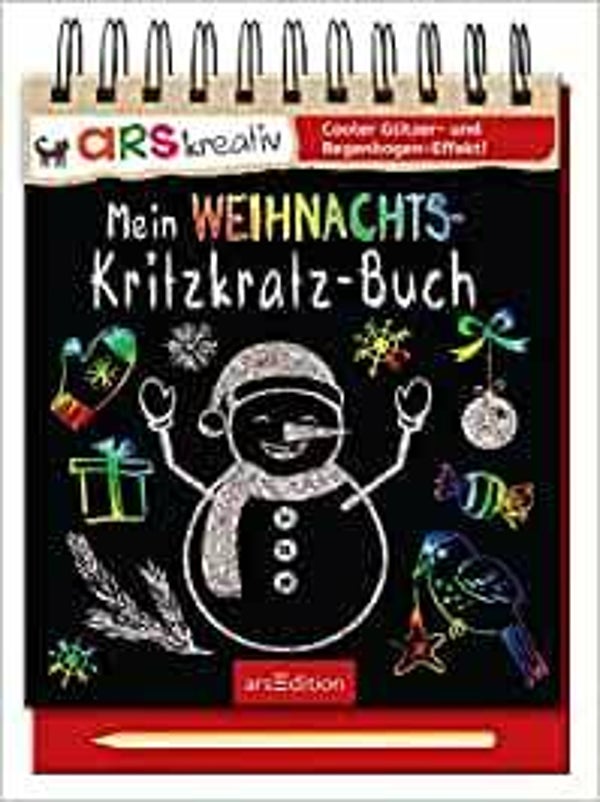 ARS EDITION Mein Weihnachts Kritzkratz-Buch