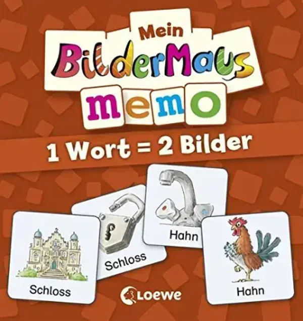 LOEWE  Mein Bildermaus-Memo - 1 Wort = 2 Bilder