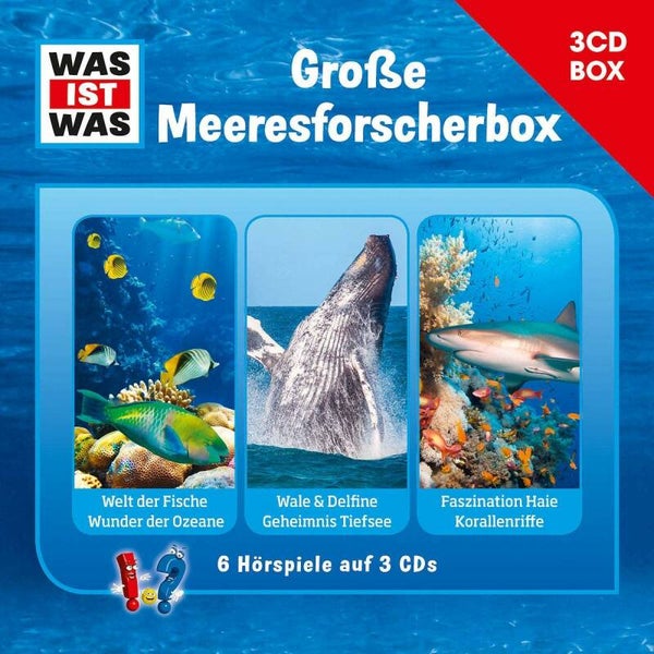 TESSLOFF Was ist was Große Meeresforscher Box CD