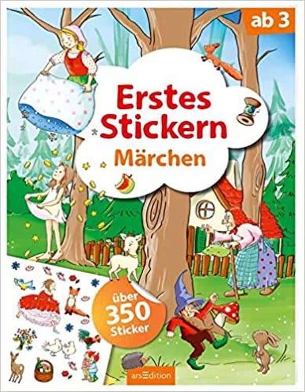 ARS EDITION Erstes Stickern Märchen