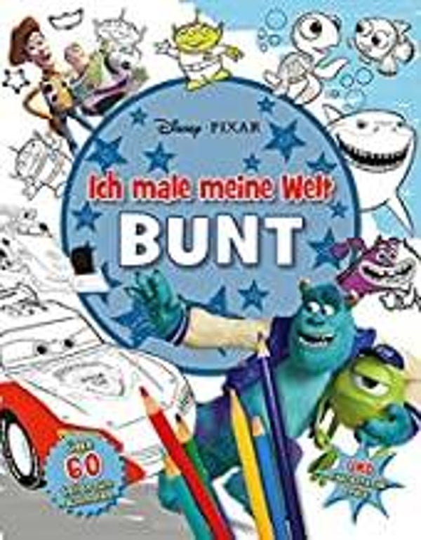PARRAGON  Disney Pixar Ich male meine Welt bunt