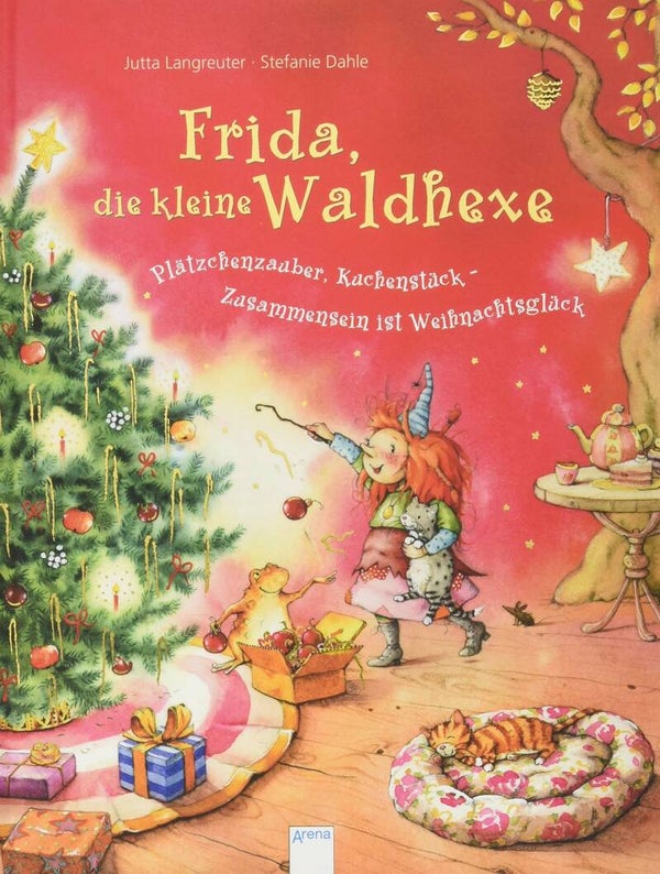 ARENA Frida,die kleine Waldhexe Plätzchenzauber,Kuchenstück-zusammensein ist Weihnachtsglück