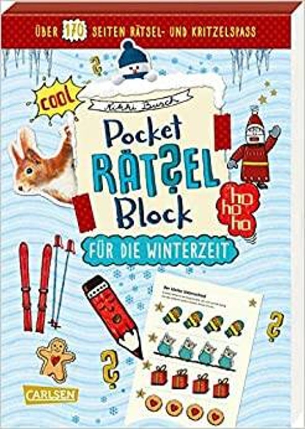 CARLSEN Pocket Rätsel Block für die Winterzeit