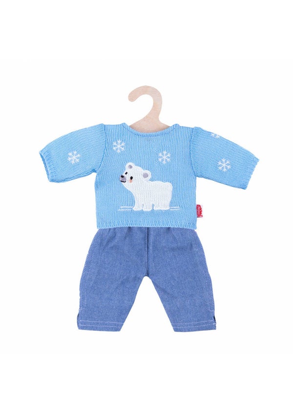 HELESS Pullover "Eisbär" mit Jeans, Gr. 35-45 cm 2934