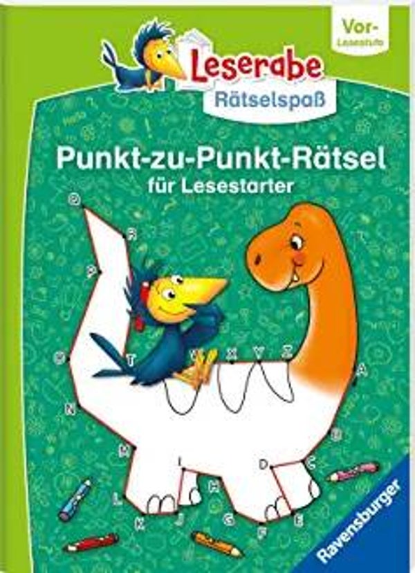 RAVENSBURGER Leserabe-Rätselspaß  Punkt-zu-Punkt-Rätsel für Lesestarter