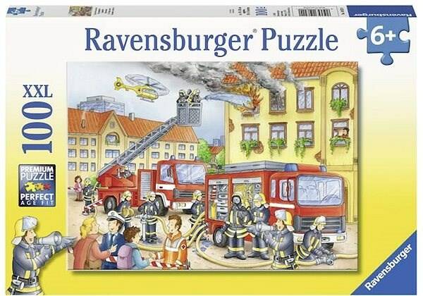 RAVENSBURGER Puzzle Feuerwehr 100 Teile XXL