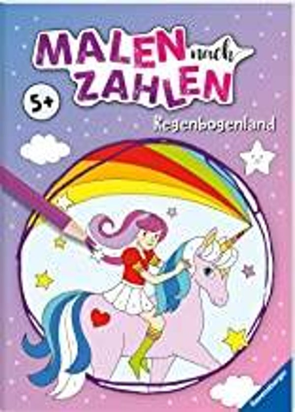 RAVENSBURGER Malen nach Zahlen Regenbogenland ab 5 Jahren