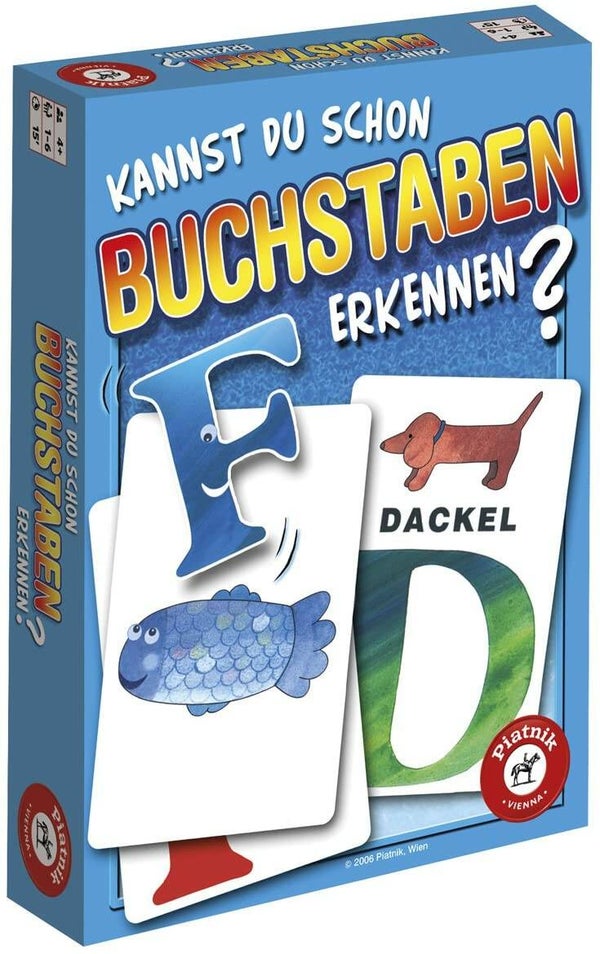 PIATNIK Kannst du schon die Buchstaben erkennen ? 702204