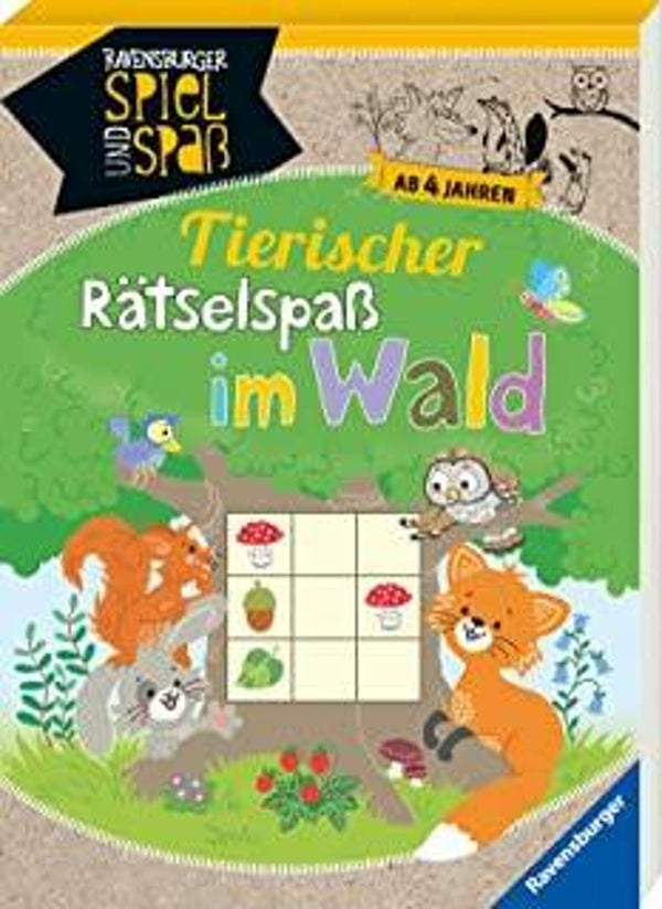 RAVENSBURGER Tierischer Rätselspaß ab 4 Jahren