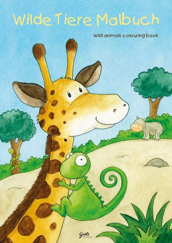 GRÄTZ VERLAG  Wilde Tiere Malbuch