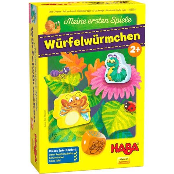 HABA  Meine ersten Spiele – Würfelwürmchen 303639