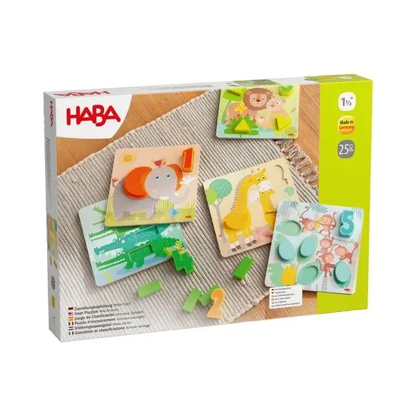 HABA Zuordnungsspielzeug  Wilde Tiere 306708
