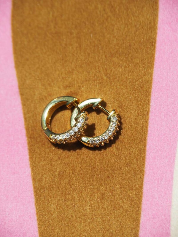 Sparkle hoops oorbellen