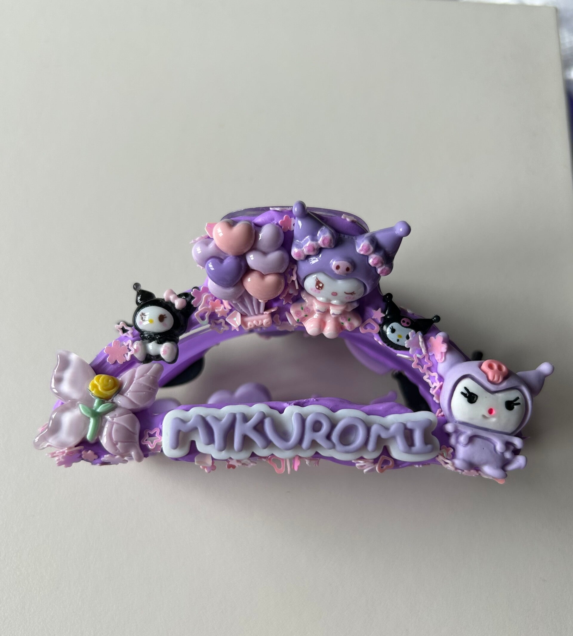 Kuromi claw clip