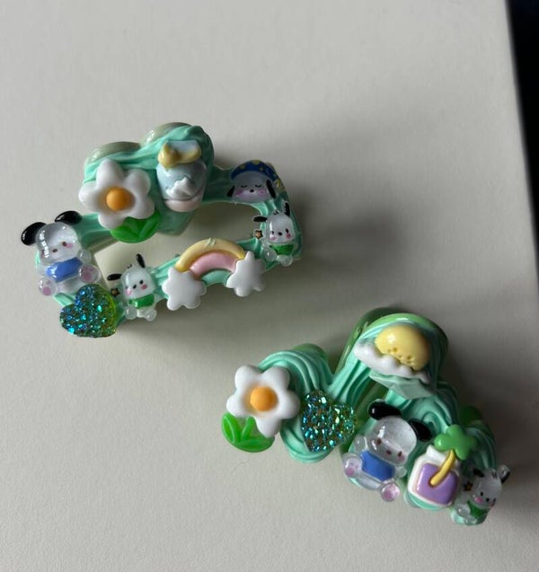 Pochacco mini claw clip