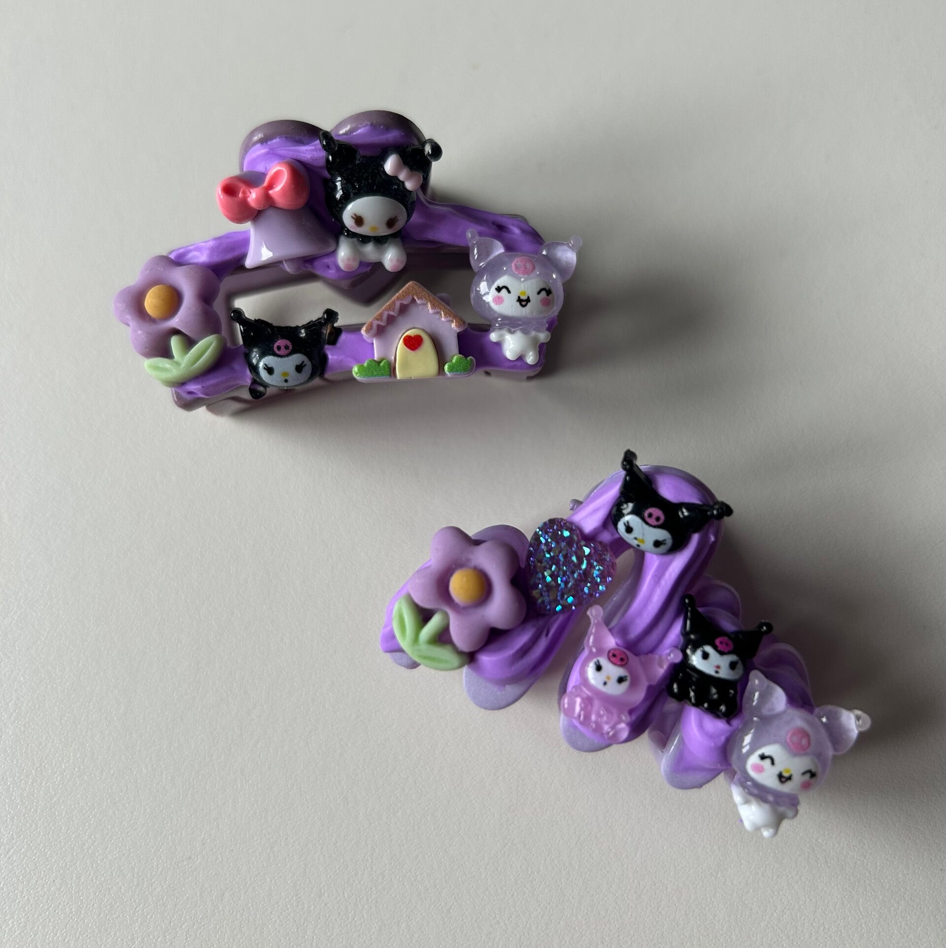 Kuromi mini claw clip