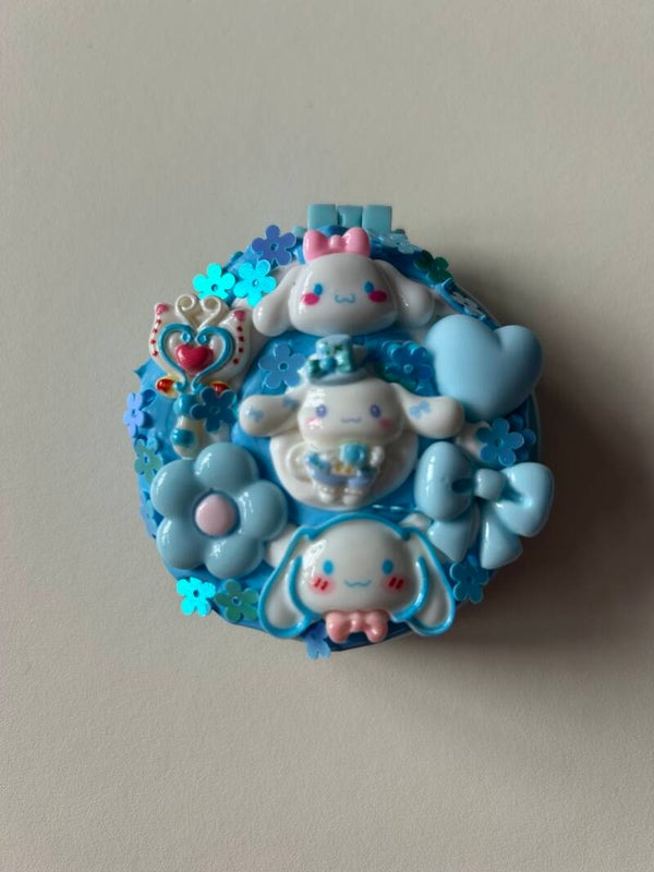Cinnamoroll mini hair brush with mirror