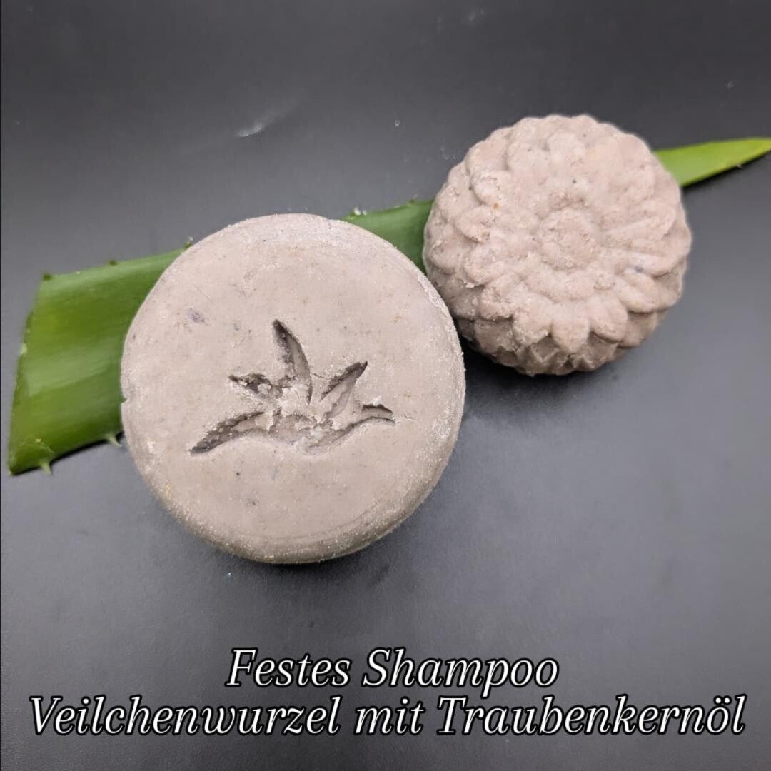 Festes Shampoo Veilchenwurzel - Rund