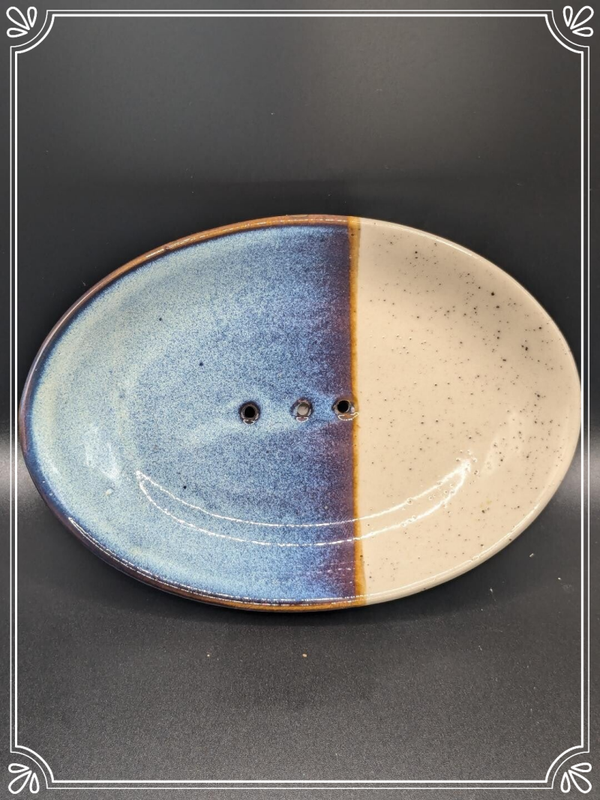 Seifenschale Rustic blau von Tranquillo