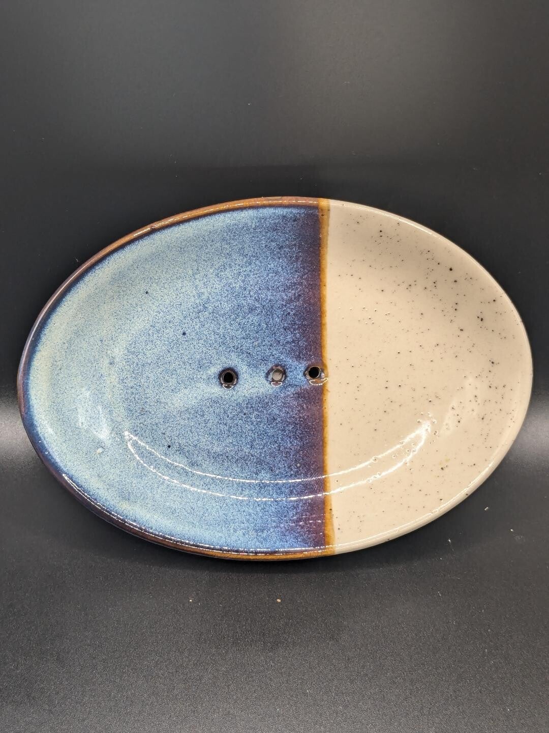 Seifenschale Rustic blau von Tranquillo