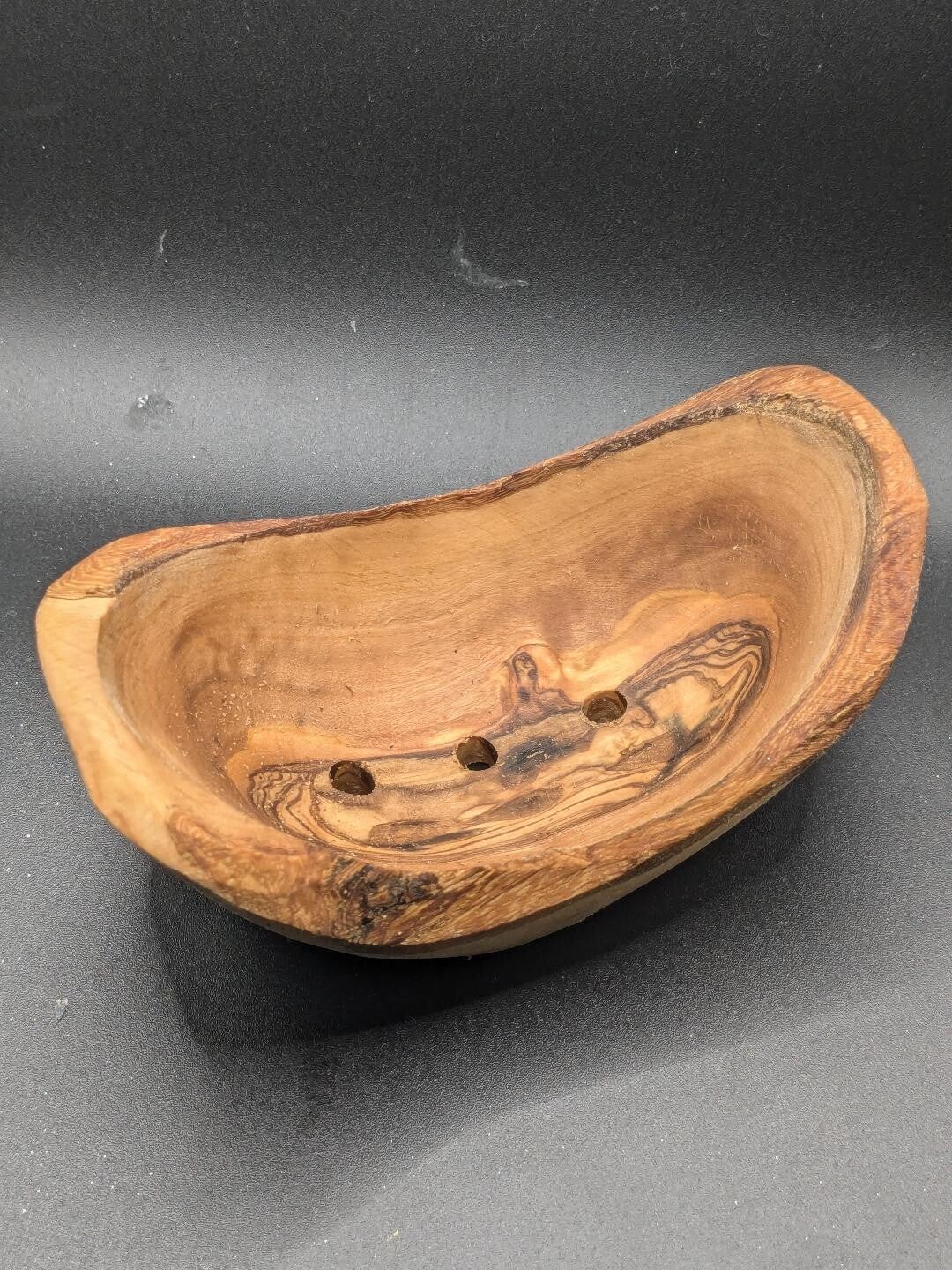Olivenholz - Seifenschale Rustikal