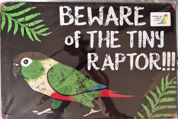 Plaque tiny raptor