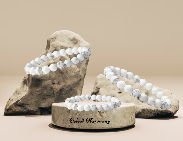 Bracelet en HOWLITE