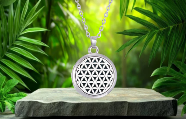 Collier d'aromathérapie -  FLEUR DE VIE