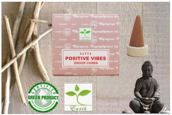 Encens cônes "Positive Vibes" SATYA