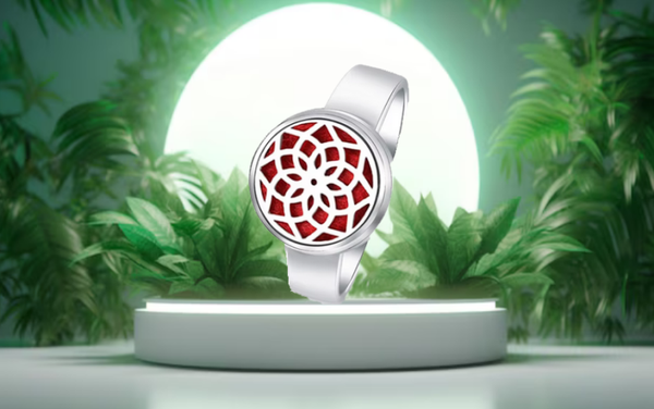 Bague d'aromathérapie - ROSACE