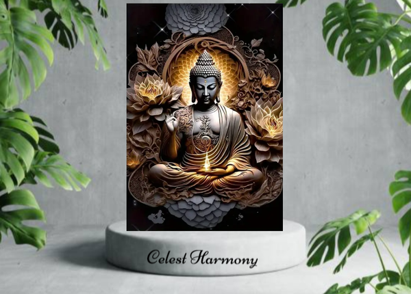 Toile murale MÉDITATION DU BOUDDHA