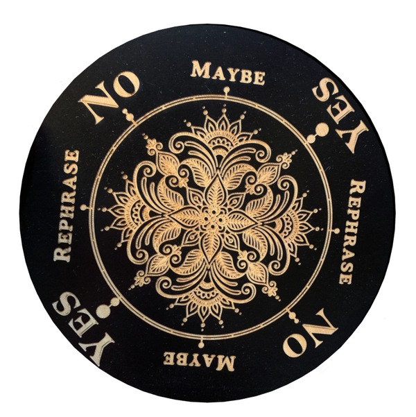 Planche de divination pour pendule - 15 CM