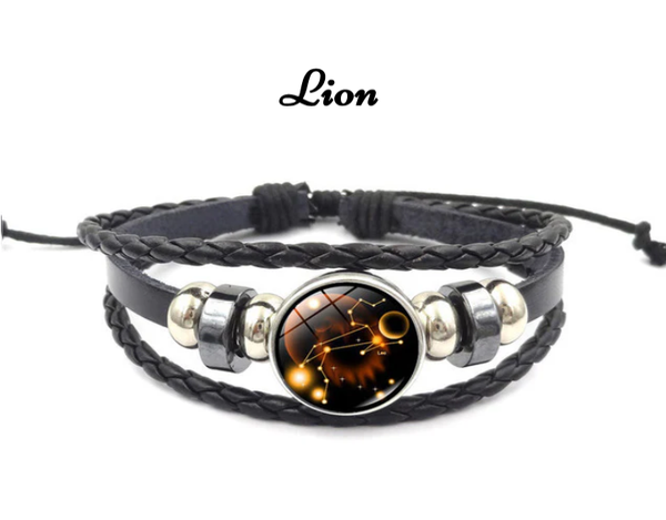 Bracelet zodiaque LION
