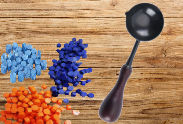 Cuillère pour cire à cacheter - Marron Foncé