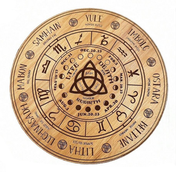 Planche de divination pour pendule - 20 CM