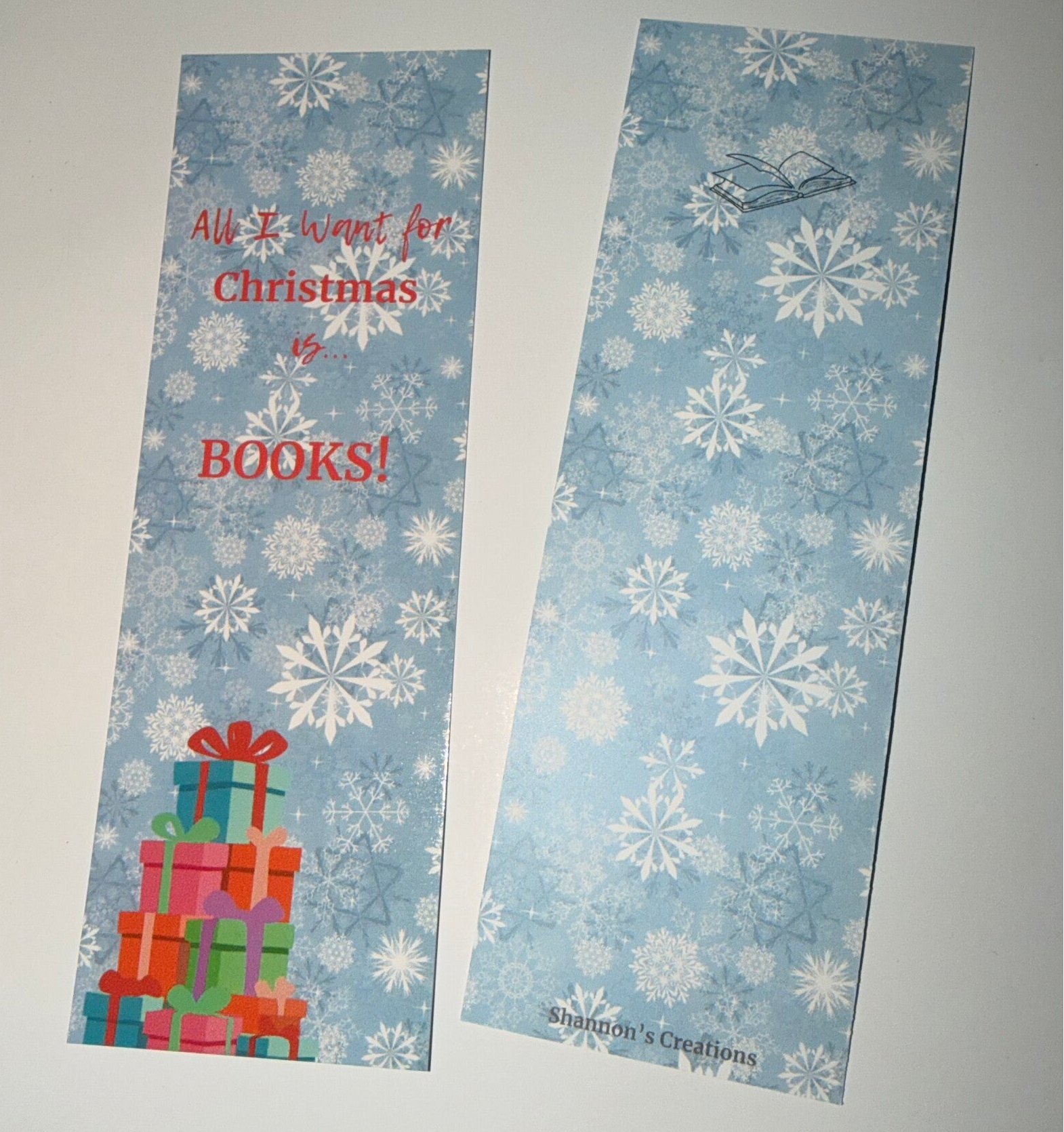 "Christmas List" - Bookmark