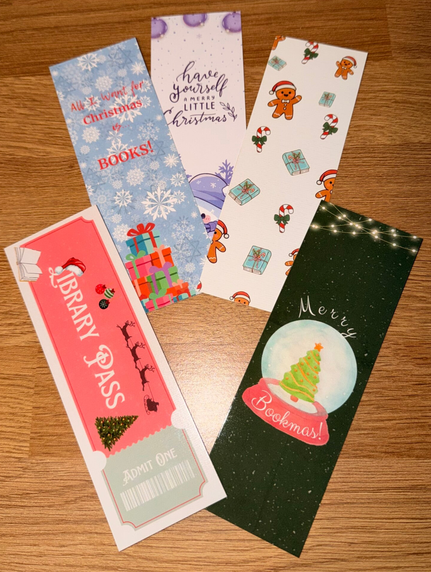 The Christmas Collection 25' - Set of 5 Bookmarks
