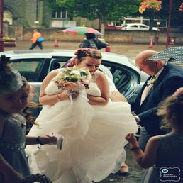 One of the brides from Whitton wedding