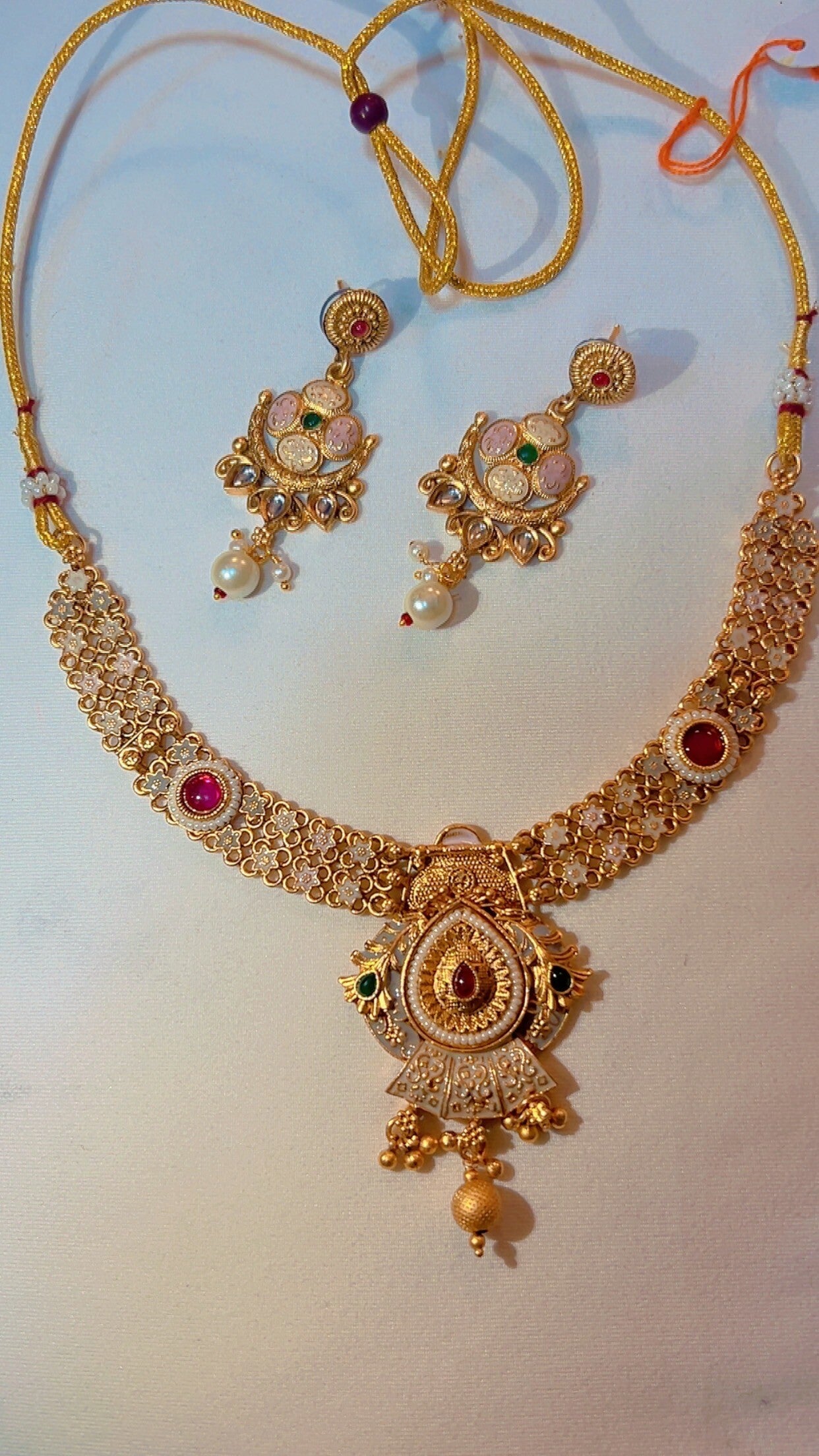 Gold plated necklace