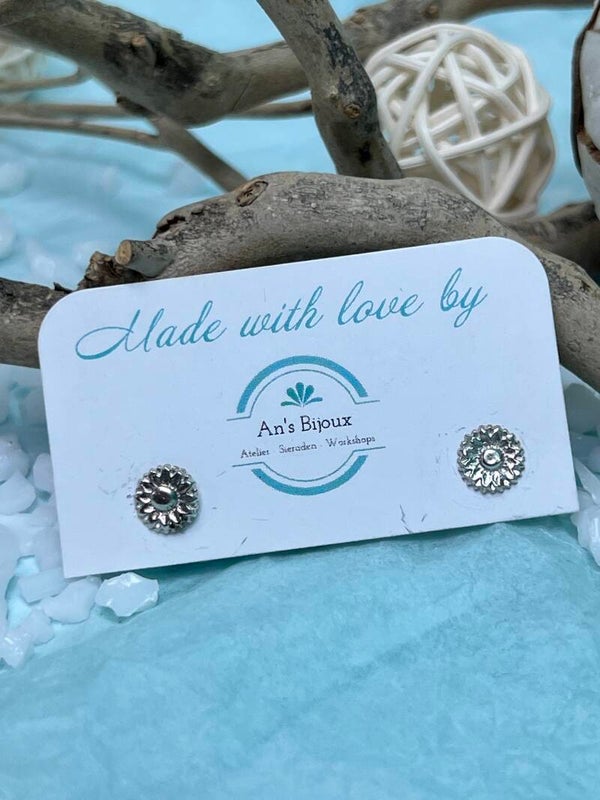 Oorbellen: stekers zonnebloem